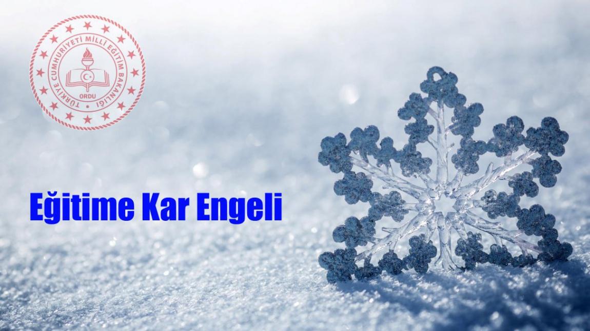 Egitime Kar Engeli Altinordu Ortaokulu