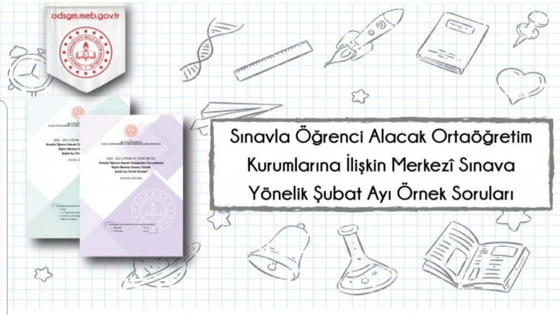 LGS ŞUBAT AYI ÖRNEK SORU KİTAPÇIĞI YAYIMLANDI