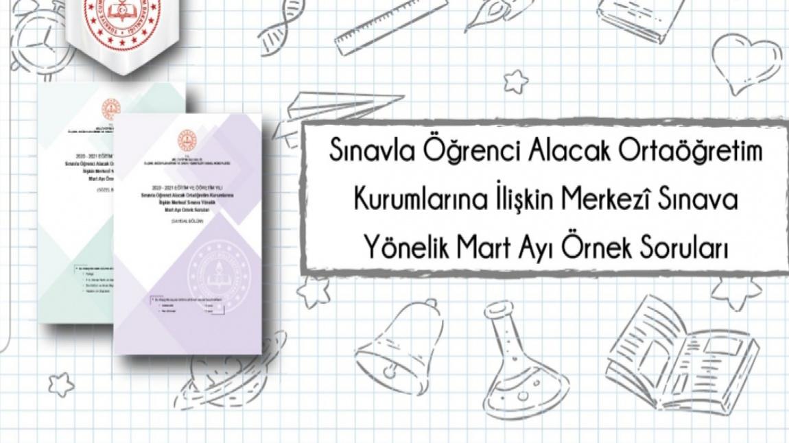 LGS MART AYI ÖRNEK SORU KİTAPÇIĞI YAYIMLANDI